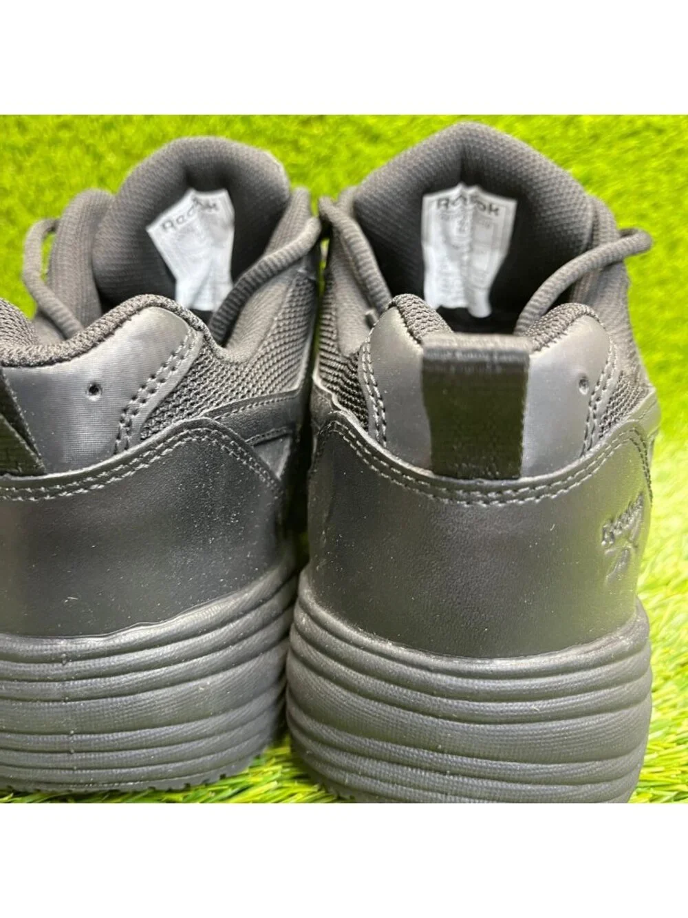 Reebok Centose Mens Size 10.5E Black Leather Composite Toe Safety Work Shoes